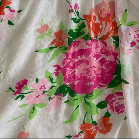 A&F Floral Ruffle Cami - Picture 2 of 4